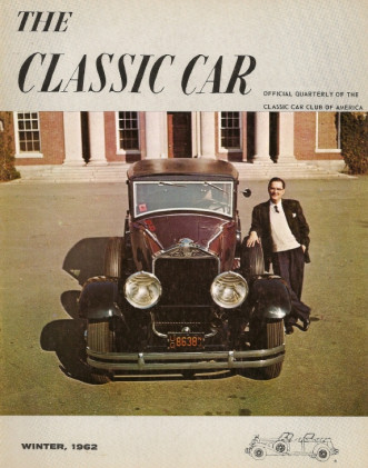 THE CLASSIC CAR 1962 WINTER - BUGATTI, PIERCE ARROWS, CUSTOM CADILLACS